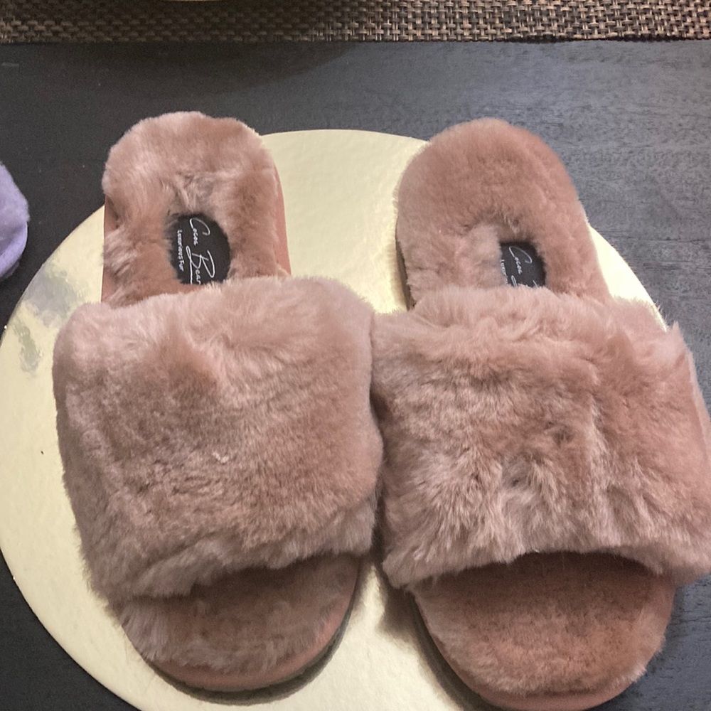 🆕 Sheepskin fur slippers
